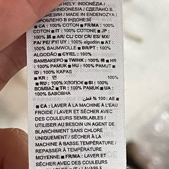 Sleeveless Button up 100% cotton shirt - Picture 7 of 7